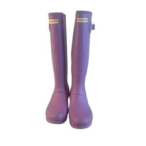 Hunter Purple Rain Boots 7